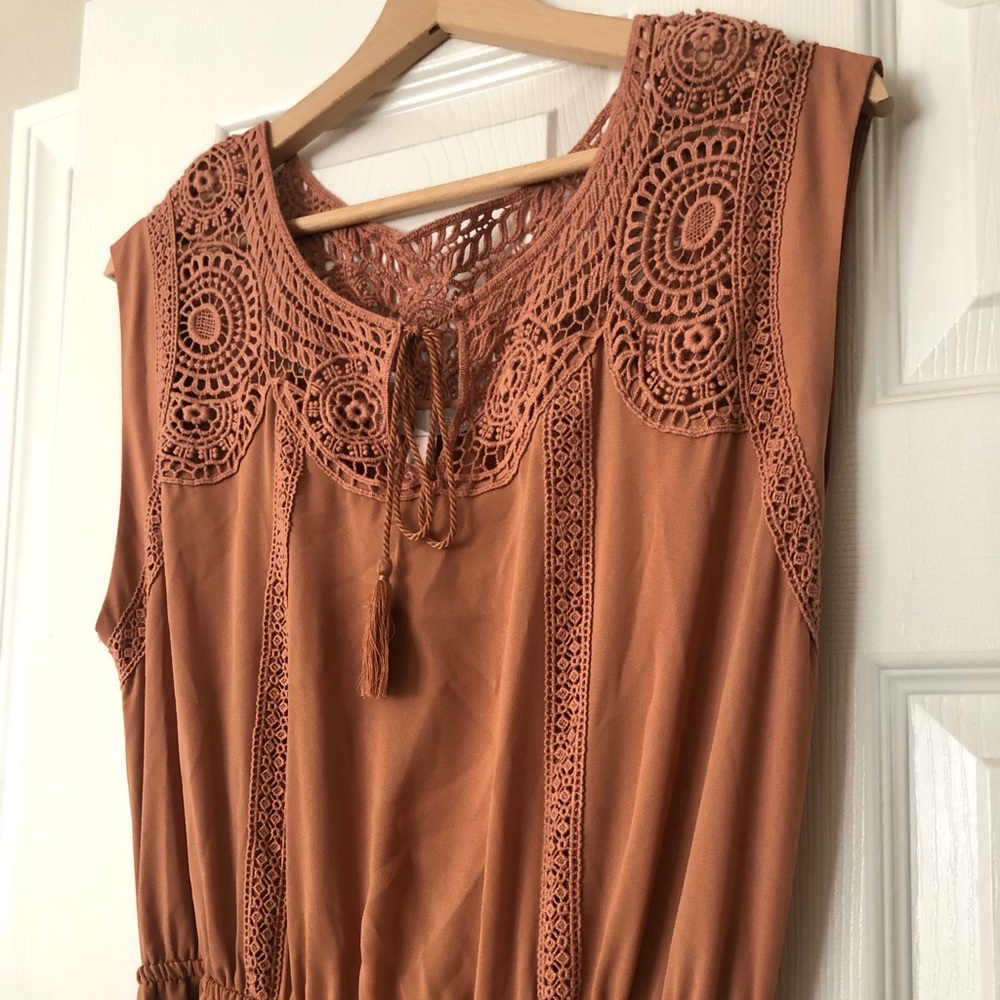 Boho style maxi dress